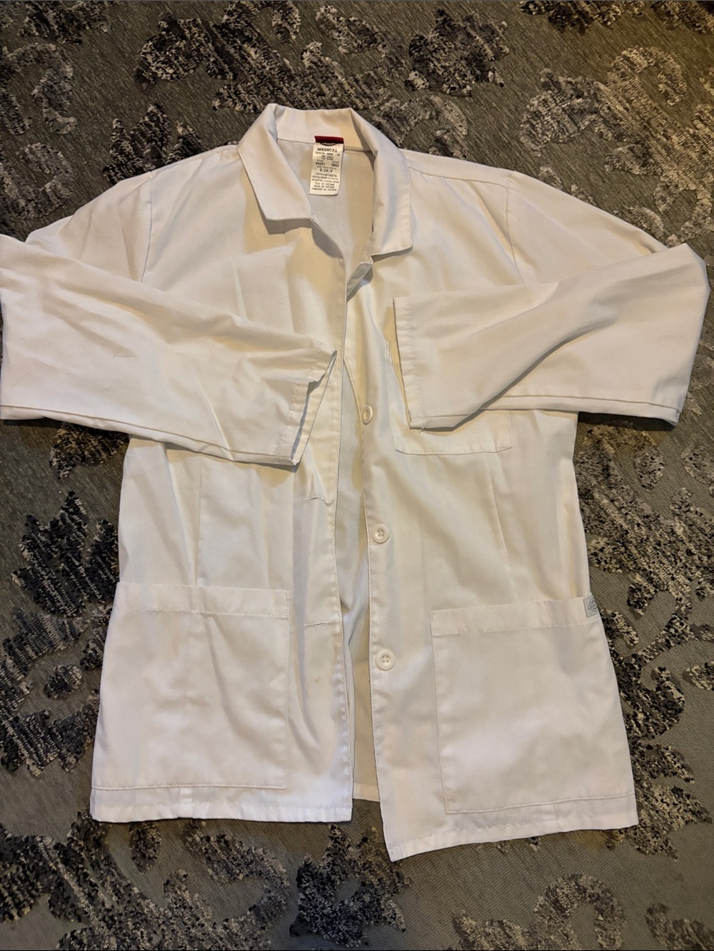 Dickies White Lightweight Women's Lab-Style Jacket